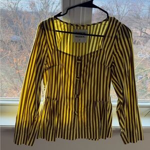 Damson Madder Button Down Blouse